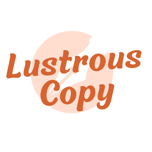 Lustrous Copy logo